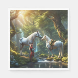 Einhornpapier Serviette