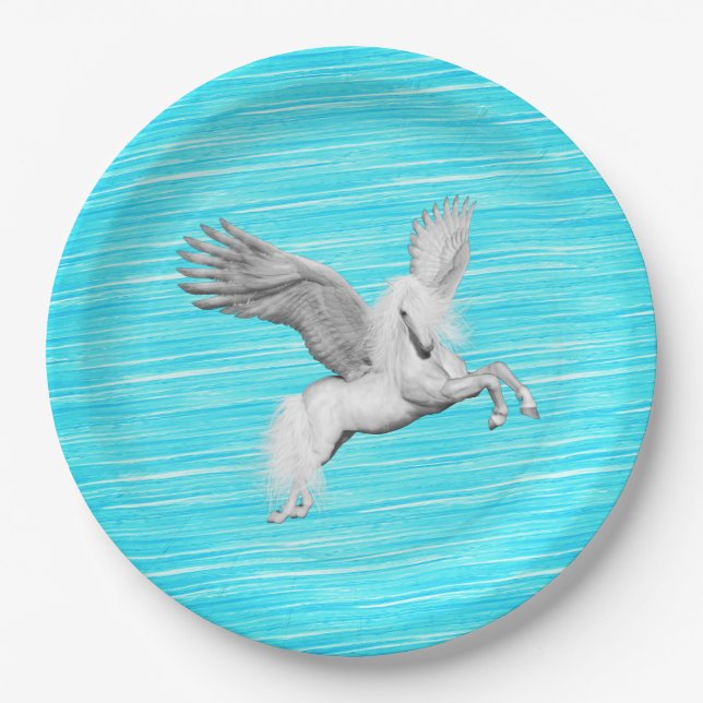 Einhornpapier-Teller Pappteller (Vorderseite)