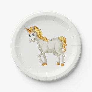 Einhornpapier-Teller Pappteller