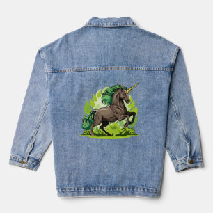 Einhornpferd Jeansjacke