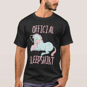 Einhornpferd Schlafen für süße Träume und Schlafen T-Shirt