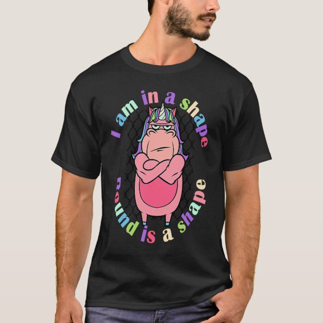 Einhornpferd wütend T-Shirt (Vorderseite)
