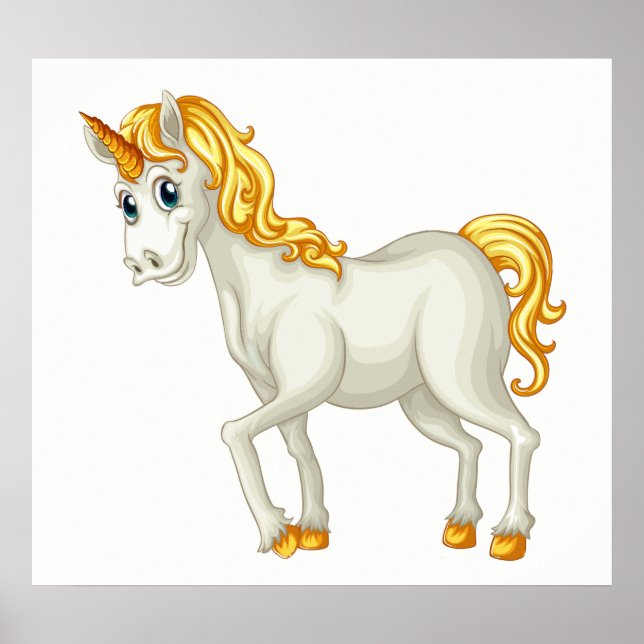 Einhornplakat Poster (Vorne)
