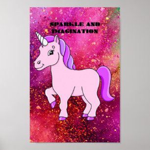 Einhornplakat Poster