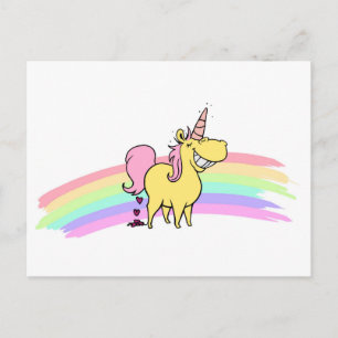 Einhornpostkarte Postkarte