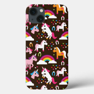 Einhornregenbogen scherzt Hintergrundpferd Case-Mate iPhone Hülle