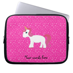 Einhornrosasterne Laptopschutzhülle