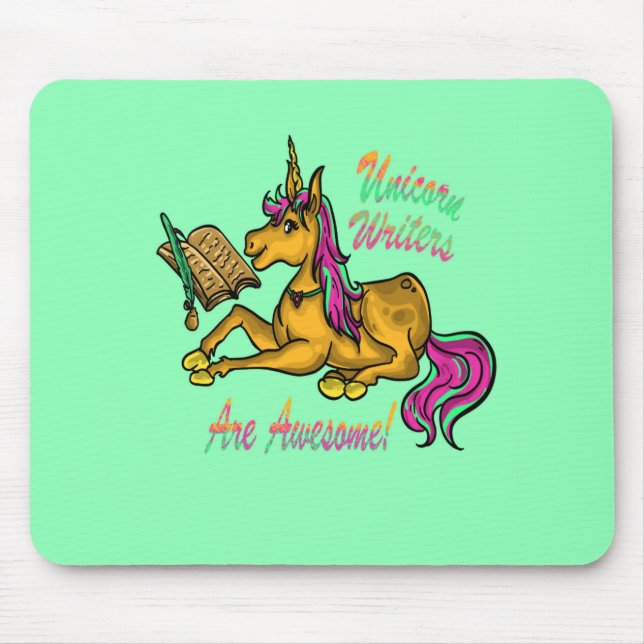 Einhornschriftsteller sind Phantastisch Mousepad (Vorne)
