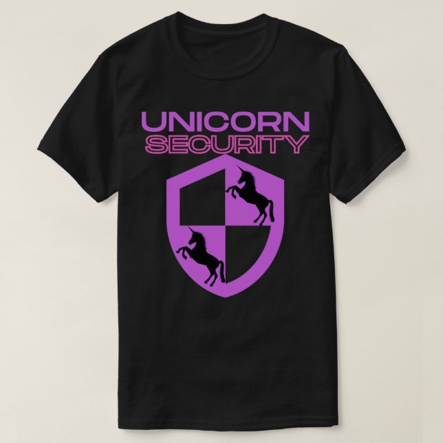 Einhornsicherheit1 T-Shirt (Design vorne)