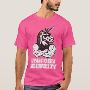 Einhornsicherheit I Einhorn Lover Muskel-I-Einfärb T-Shirt