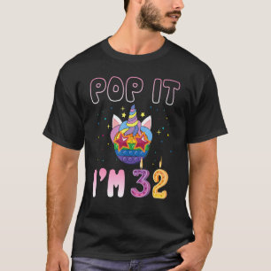 Einhornter Pop Es ist mein 32-jähriges Glück am Ge T-Shirt