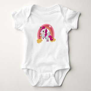 Einhorntierfantasie Baby Strampler