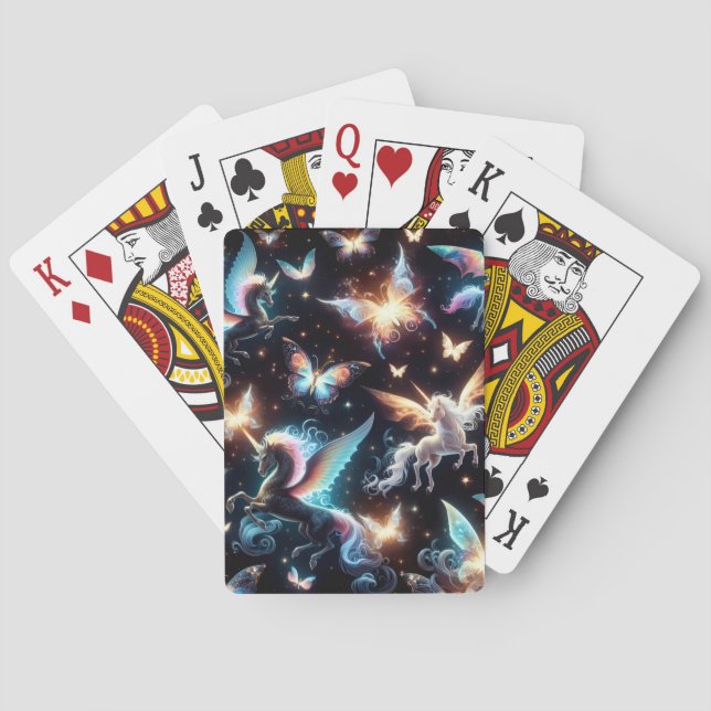 Einhornträume Spielkarten (Rückseite)