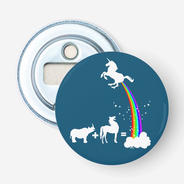 Einhornursprung Flaschenöffner (Vorderseite)