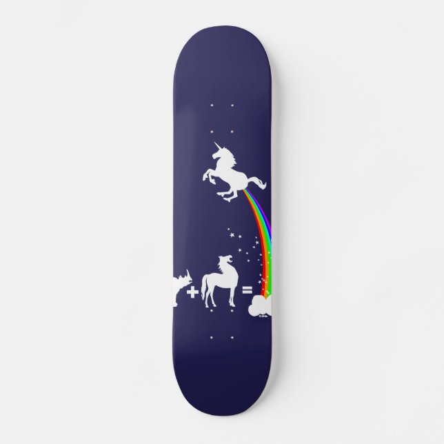 Einhornursprung Skateboard (Vorderseite)