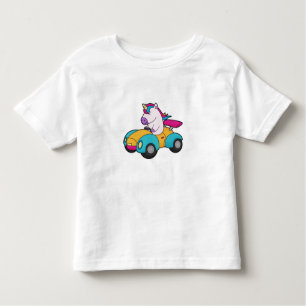 Einhornwagen Kleinkind T-shirt
