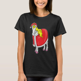 Einhornweihnachtliche Weihnachtsmannmütze T-Shirt