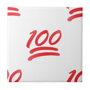 einhundert Emoji Fliese