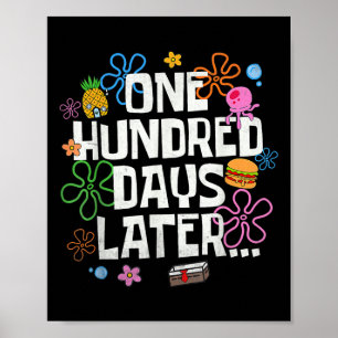 Einhundert Tage später 100 Tage Schülerschule Poster