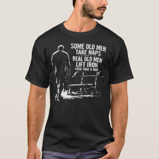 Einige alte Männer halten Nickerchen Wirklich alte T-Shirt
