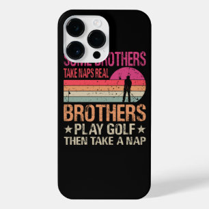 Einige Brüder nehmen Nickerchen Real Brothers Golf iPhone 14 Pro Max Hülle