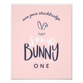 EINIGE BUNNY BIRTHDAY PARTY FOTODRUCK