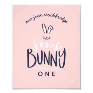 EINIGE BUNNY BIRTHDAY PARTY FOTODRUCK