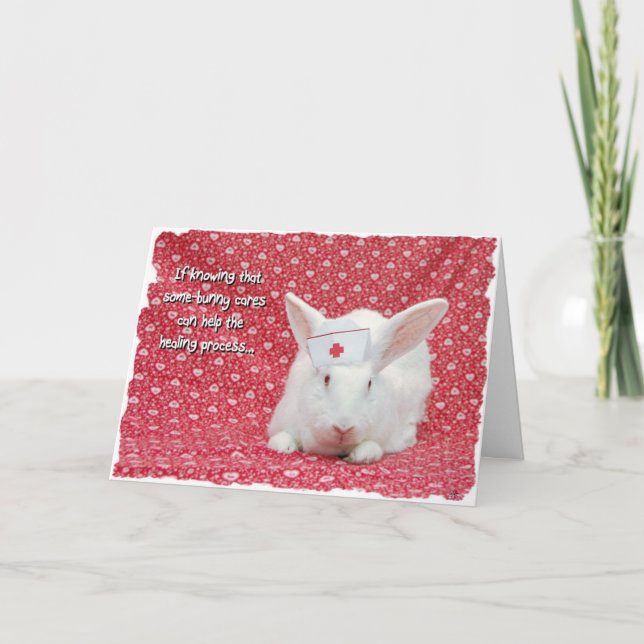 Einige Bunny Cares Card Karte (Vorderseite)