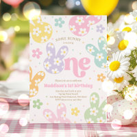 Einige Bunny Daisy Floral Pastel Frühling 1. Gebur