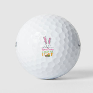 Einige Bunny ist bereit für Ostern Pun Bunny Day E Golfball