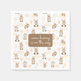 Einige Bunny's auf dem Weg Gender Neutral Baby Dus Serviette