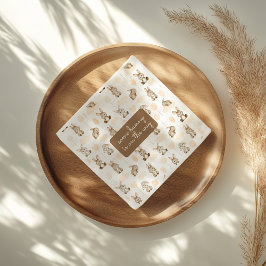 Einige Bunny's auf dem Weg Gender Neutral Baby Dus Serviette