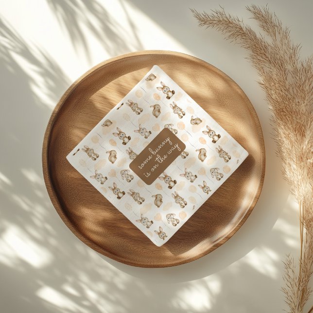 Einige Bunny's auf dem Weg Gender Neutral Baby Dus Serviette (Von Creator hochgeladen)