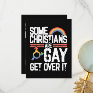  Einige Christen sind schwul, akzeptiert es Dankeskarte