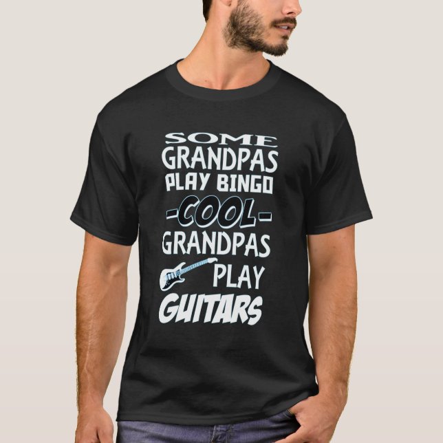 Einige Grandpas spielen Bingo Cool Grandpas Spielg T-Shirt (Vorderseite)