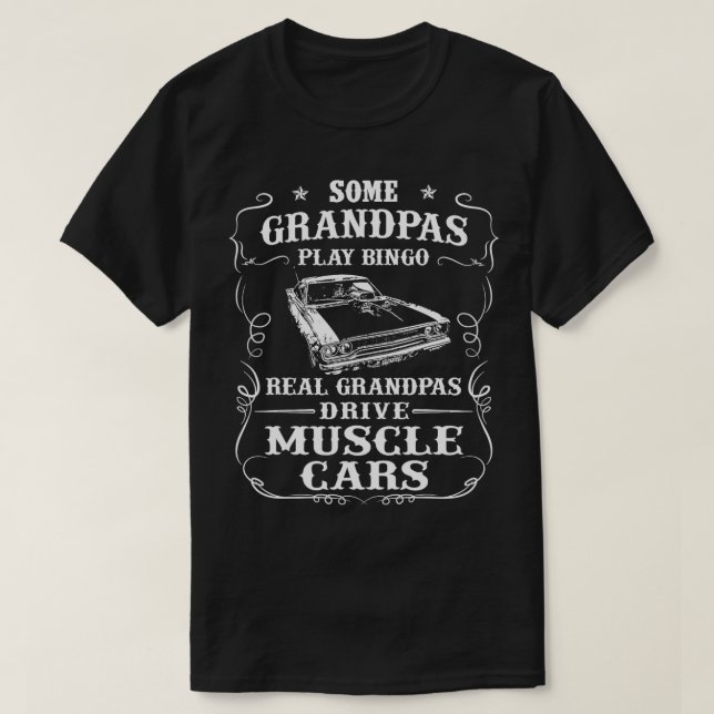 Einige Grandpas spielen Bingo Real Grandpas Drive  T-Shirt (Design vorne)