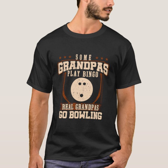 Einige Grandpas spielen Bingo Real Grandpas Go Bow T-Shirt (Vorderseite)