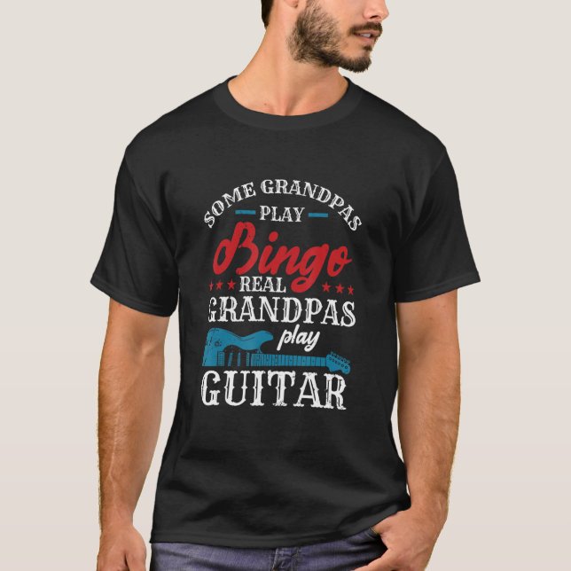 Einige Grandpas spielen Bingo Real Grandpas Spiele T-Shirt (Vorderseite)