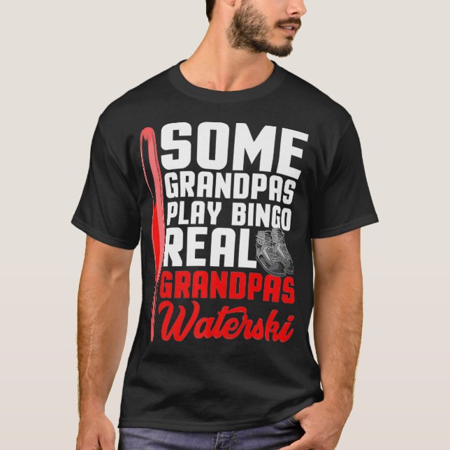 Einige Grandpas Spielen Bingo Real Grandpas Waters T-Shirt (Vorderseite)