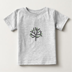 Einige grüne verlassend Bäume Baby T-shirt