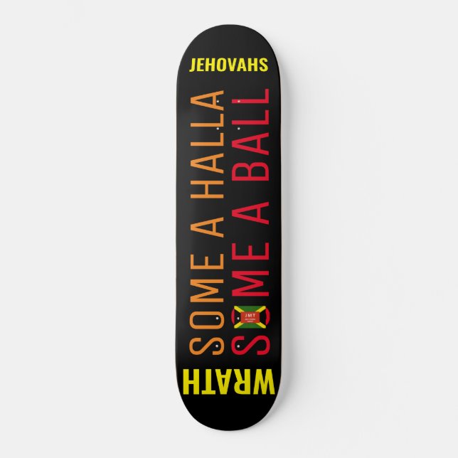 EINIGE HALLA/BALL-Skateboards Skateboard (Vorderseite)
