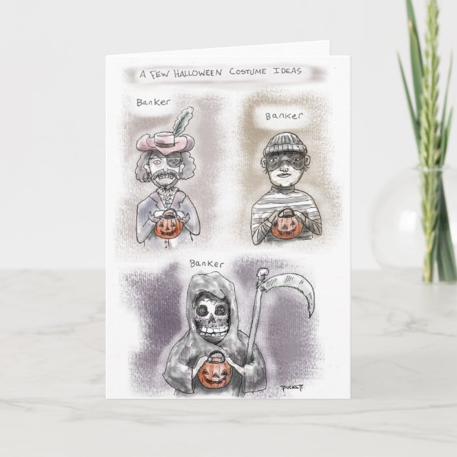 Einige Halloween-Kostüm-Ideen Karte (Vorderseite)