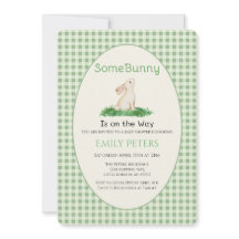 Einige Häschen-Baby-Party Grün