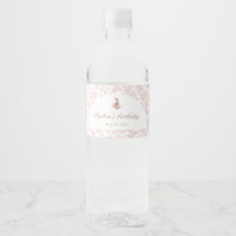 Einige Häschen Geburtstags-Wasserflasche