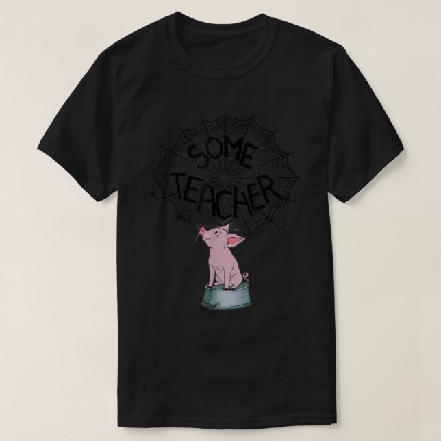 Einige Lehrer Funny Pig Web 5307 T-Shirt (Design vorne)