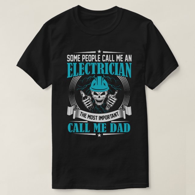 Einige Leute nennen mich einen VATER T-Shirt (Design vorne)