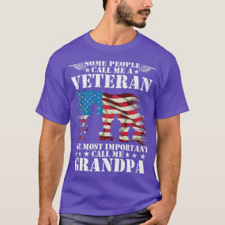 Einige Leute nennen mich einen veteranen wichtigst T-Shirt
