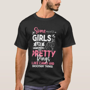 Einige Mädchen mögen Diamanten und hübsche Ringe C T-Shirt