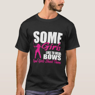 Einige Mädchen tragen Bogenschießen T-Shirt