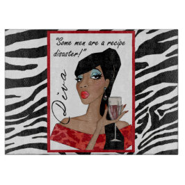 "Einige Männer sind ein Rezept für Desaster!" Schneidebrett